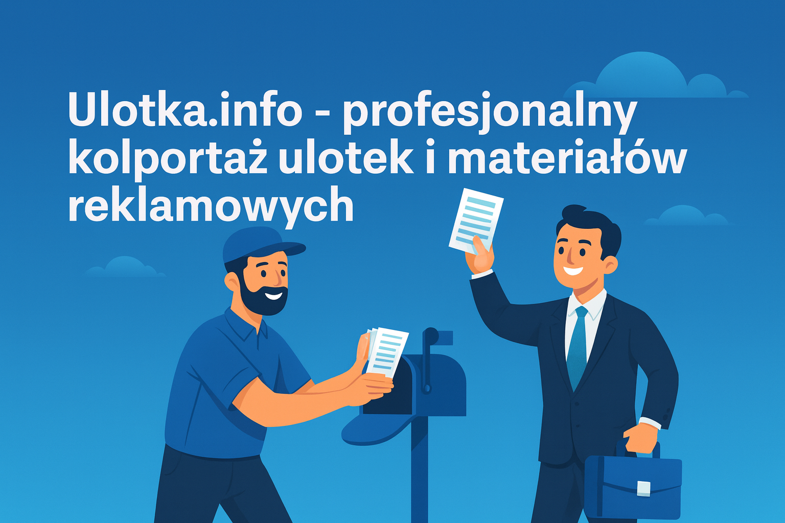 Baner Ulotka.info - kolportaż ulotek